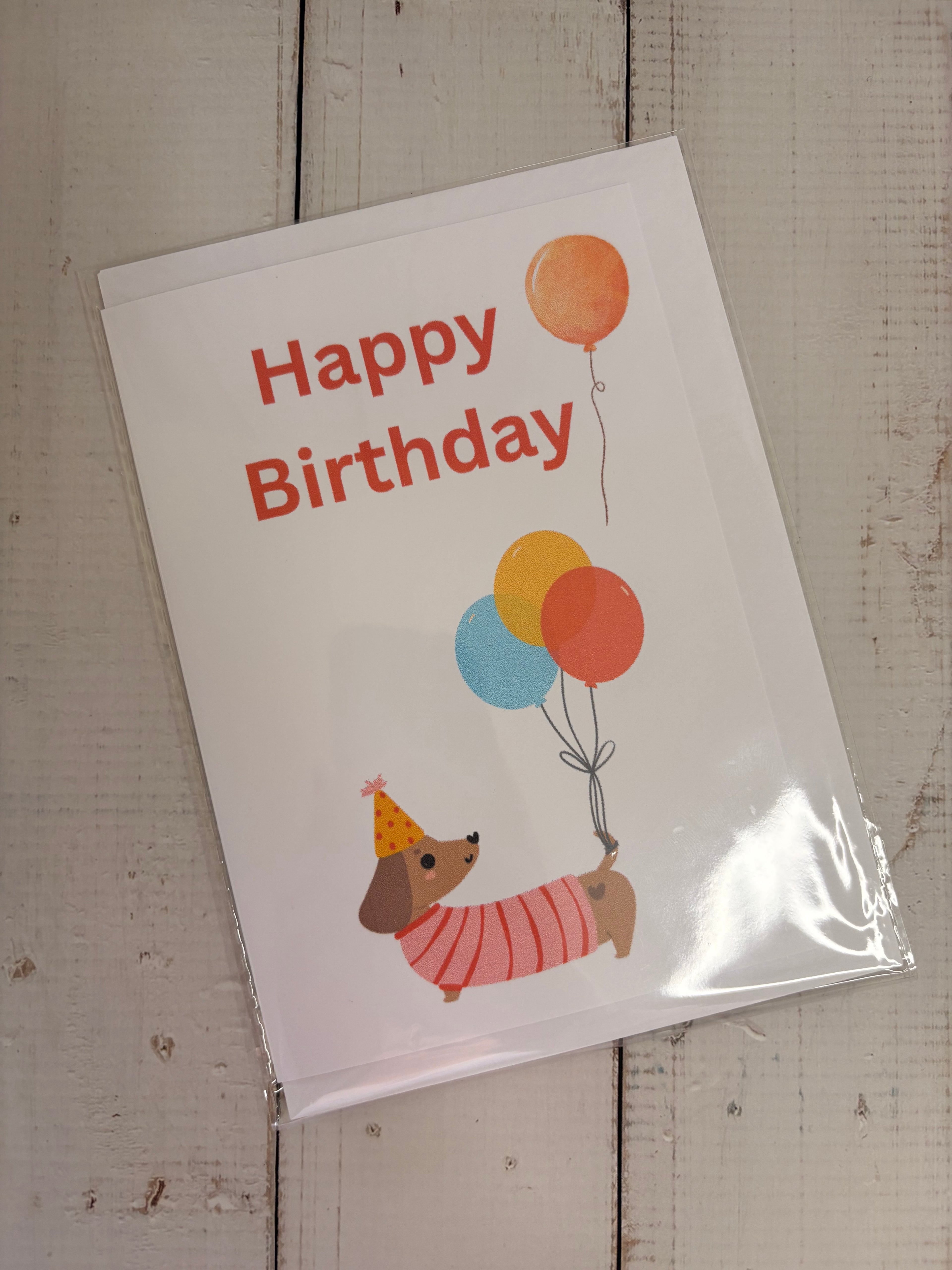 Greeting Card - Happy Birthday Dog