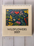 Cavallini 2027 Desk Calendar - Wildflowers