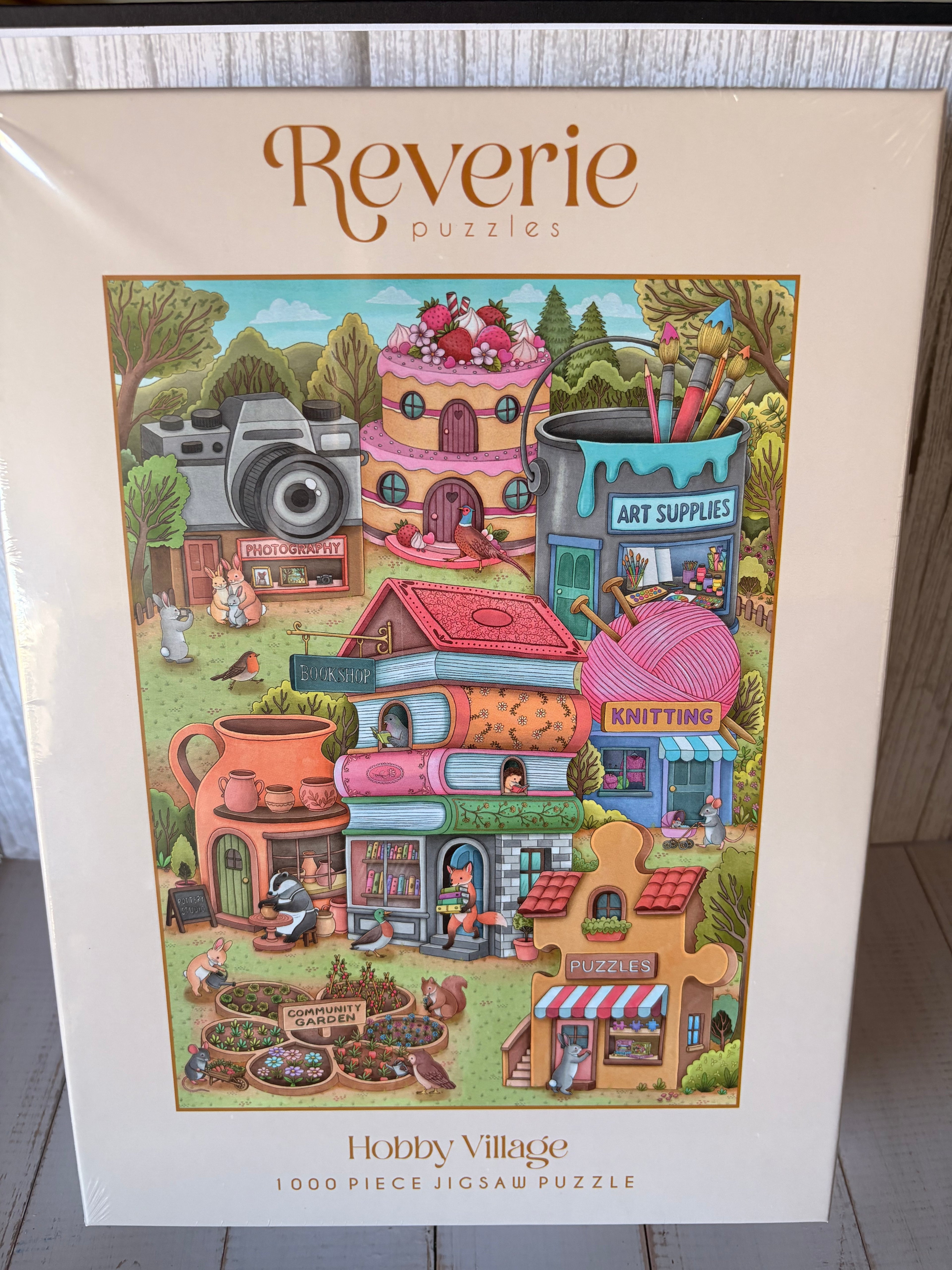 Reverie Hobby Village Jigsaw Puzzle (1000 Pieces)