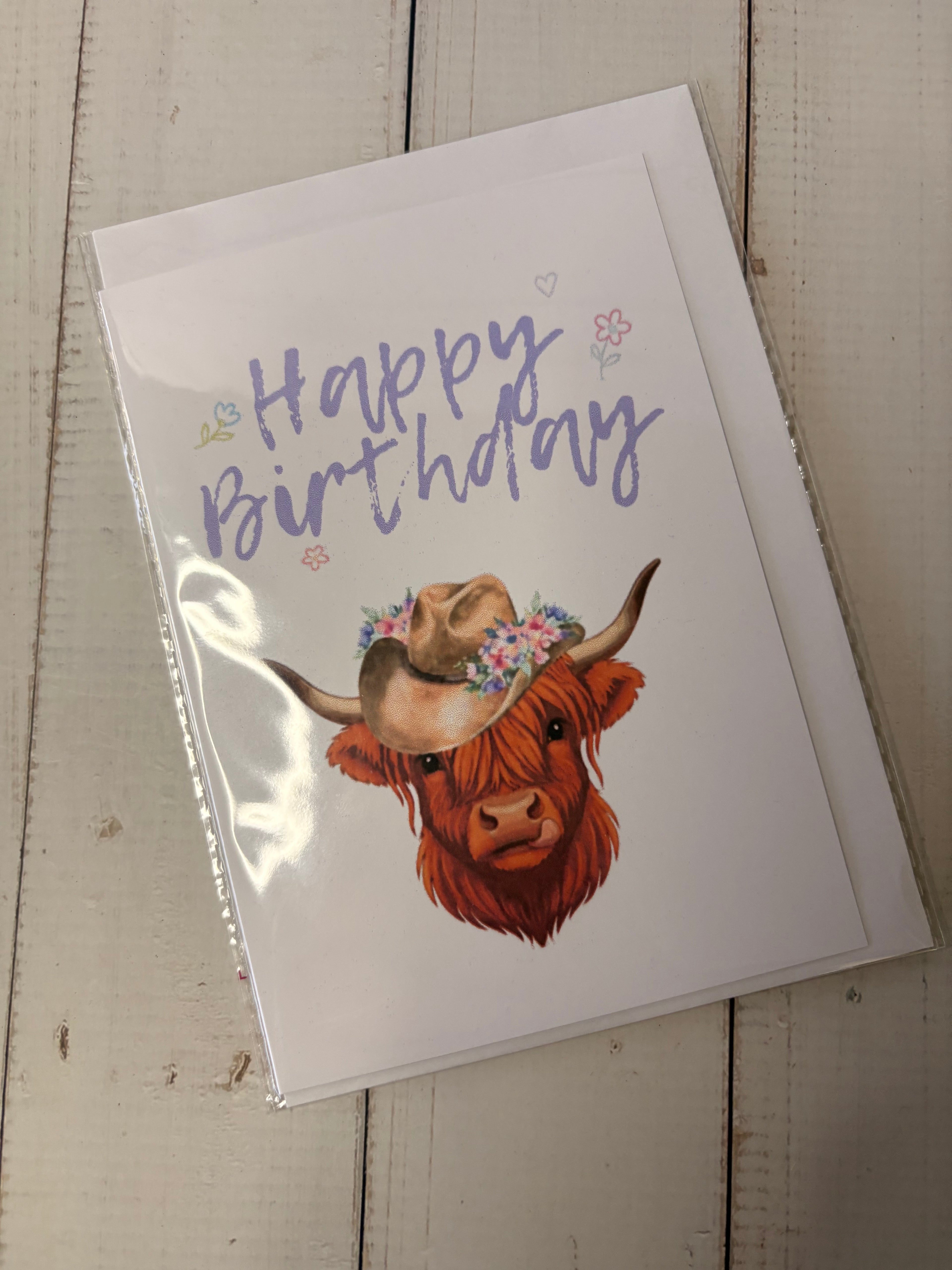 Greeting Card - Happy Birthday Cowgirl