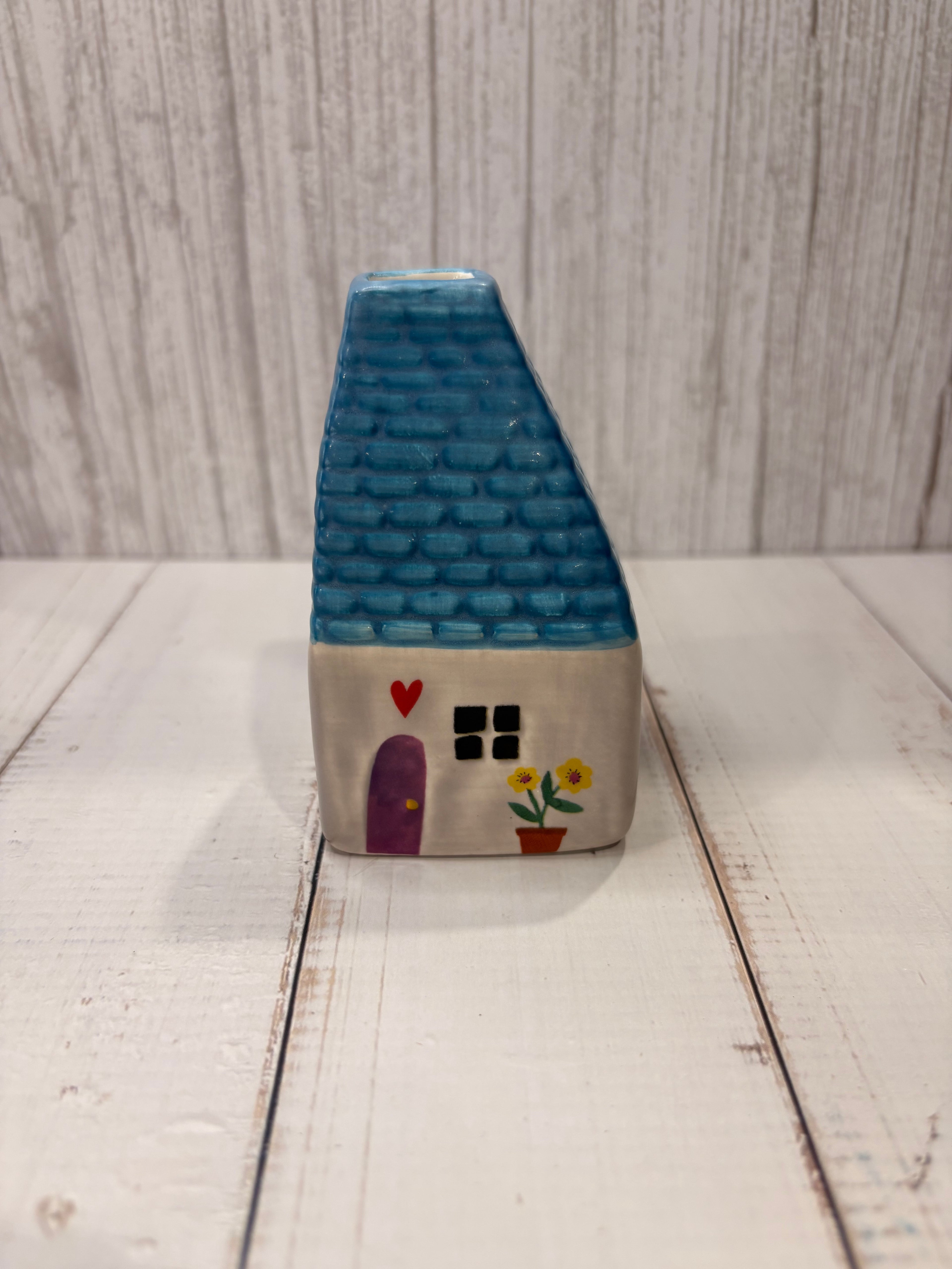 Cottage Bud Vase Turquoise