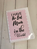 Greeting Card-Best Mum